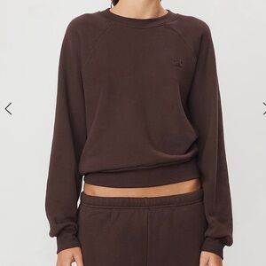 ETERNE shrunken raglan sweatshirt